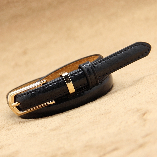 Дамски модерен тънък колан - топ мода, различни модели, дължина 105 см и ширина 1.4 см