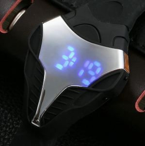 Мъжки електронен часовник 2 цвята ,2 цвята дисплей