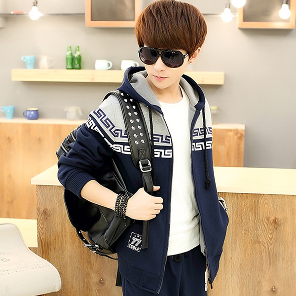 Плътни цветни мъжки суичъри - 8 модела 