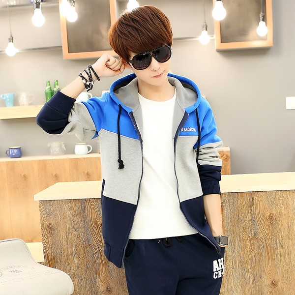 Плътни цветни мъжки суичъри - 8 модела 