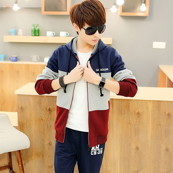 Плътни цветни мъжки суичъри - 8 модела 