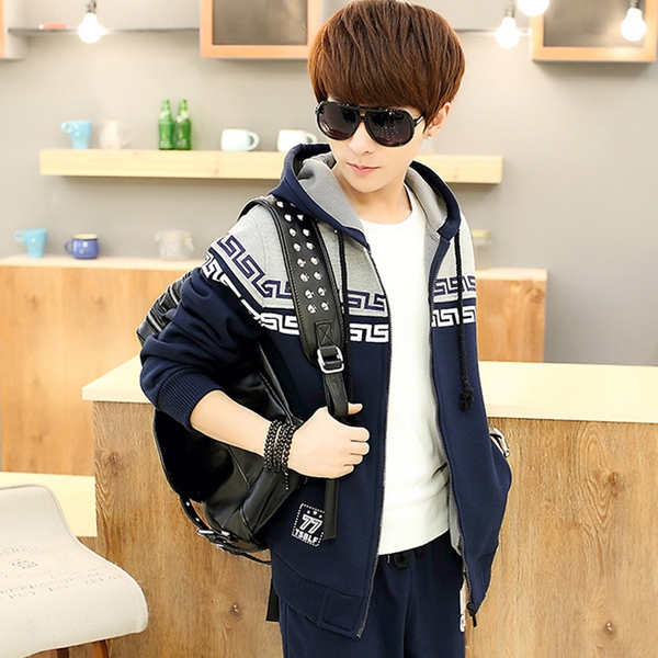 Плътни цветни мъжки суичъри - 8 модела 