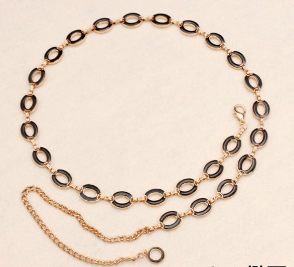 Γυναικείες ζώνες αξεσουάρ - τύπου ζώνης αλυσίδα - διαφορετικά μοντέλα