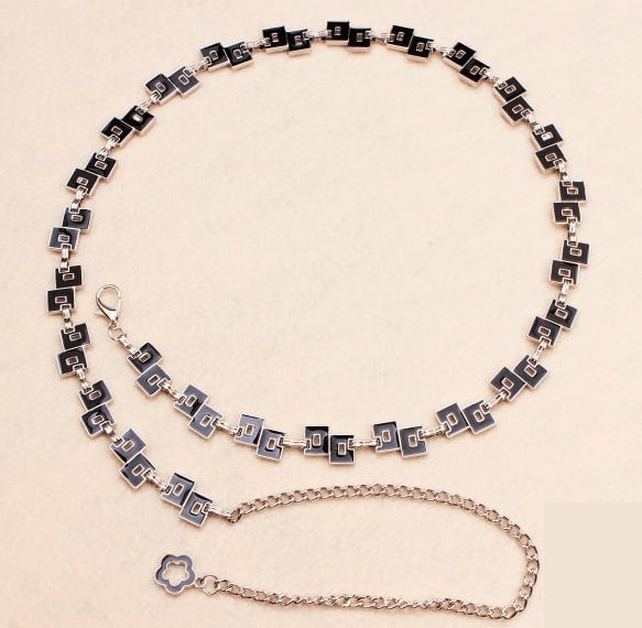 Γυναικείες ζώνες αξεσουάρ - τύπου ζώνης αλυσίδα - διαφορετικά μοντέλα