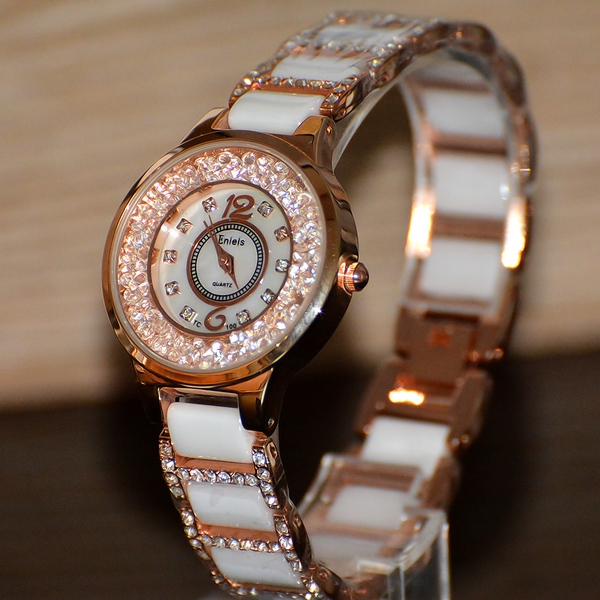 Γυναικέιο quartz   ρολόι  6 χρωμάτων