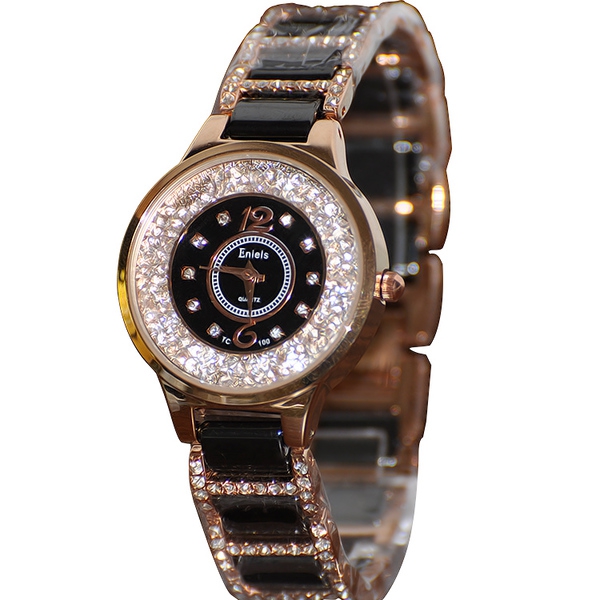 Γυναικέιο quartz   ρολόι  6 χρωμάτων