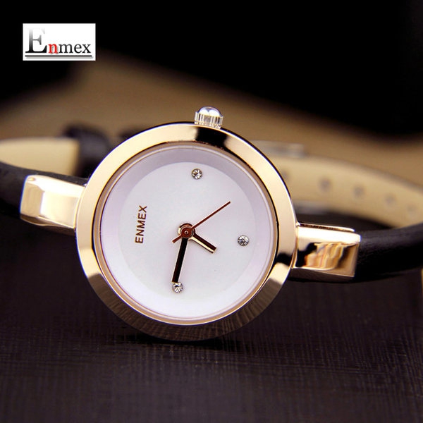 Enmex  Женски тънък елегантен часовник