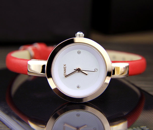 Enmex  Женски тънък елегантен часовник