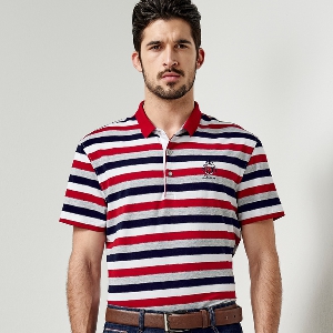 Πολύχρωμά αντρικά  τύπου polo shirt - 2 μοντέλα