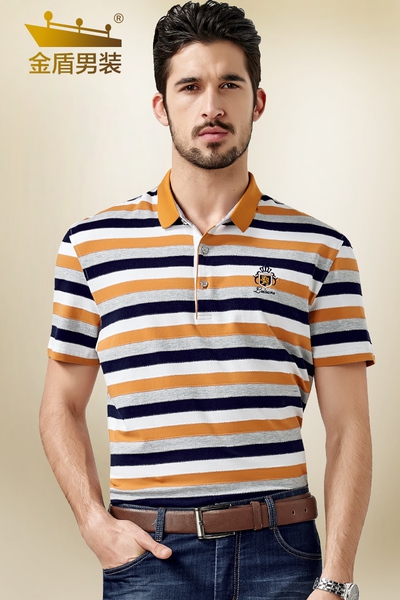 Цветни мъжки тениски тип поло - 2 модела 