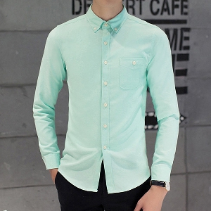 Μακρυμάνικο ανδρικό πουκάμισο με ή χωρίς βελούδινη επένδυση σε ροζ, μπλε, γκρι χρώμα
