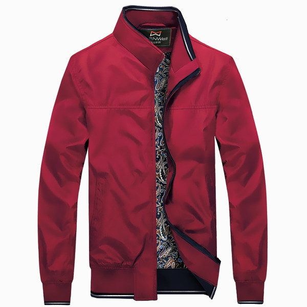 Мъжки пролетни якета в различни цветове - червен, син, зелен, кафяв - топ модели