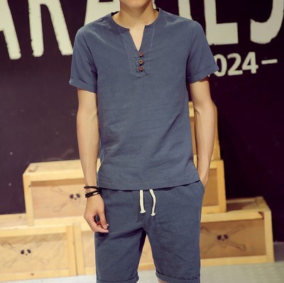  Αρσενικό σύνολο πουκάμισο και παντελόνι με το σχήμα γιακά - 5 μοντέλα