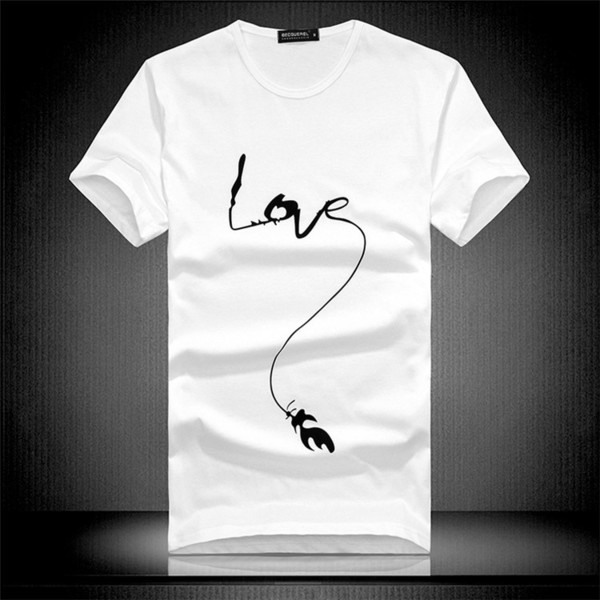 Небрежни мъжки тениски с о-образна и в-образна яка 