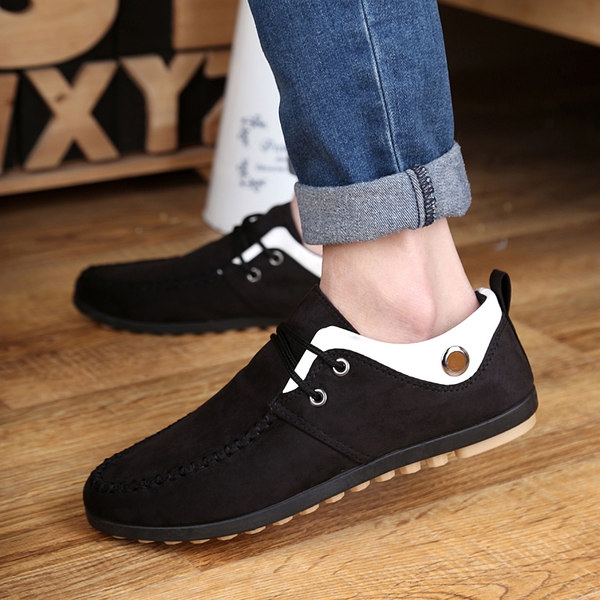 Мъжки обувки - пролетни и есенни - сини, черни, кафяви и стилни