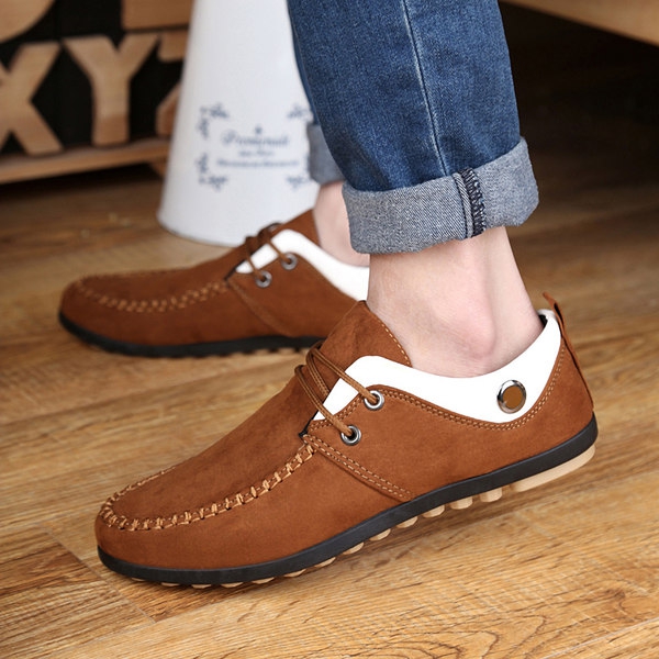 Мъжки обувки - пролетни и есенни - сини, черни, кафяви и стилни