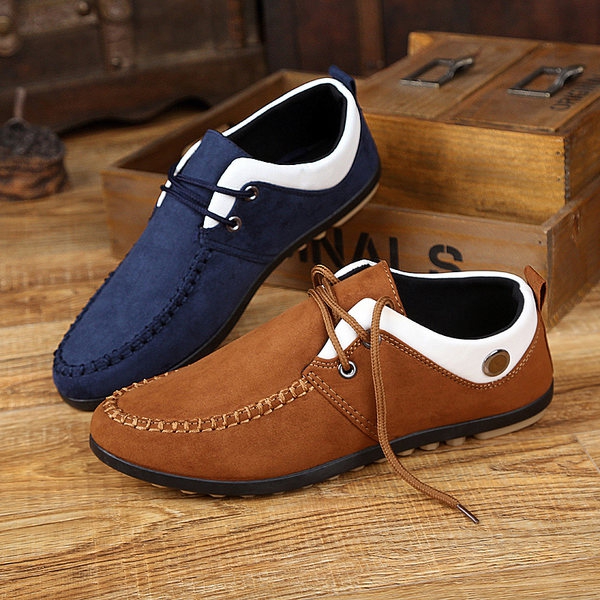 Мъжки обувки - пролетни и есенни - сини, черни, кафяви и стилни