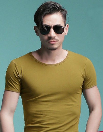 Мъжки памучни небрежни тениски 