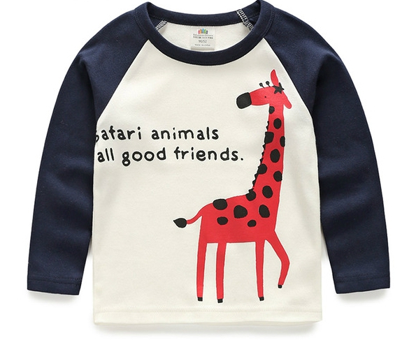 Детски блузи - различни модели и цветове с анимационни изображения