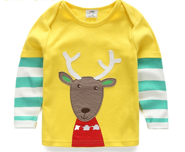 Детски блузи - различни модели и цветове с анимационни изображения