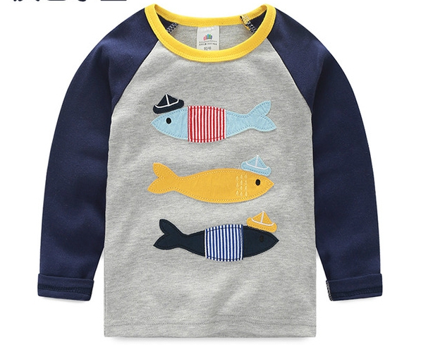 Детски блузи - различни модели и цветове с анимационни изображения