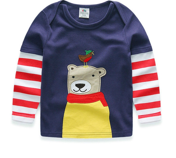 Детски блузи - различни модели и цветове с анимационни изображения