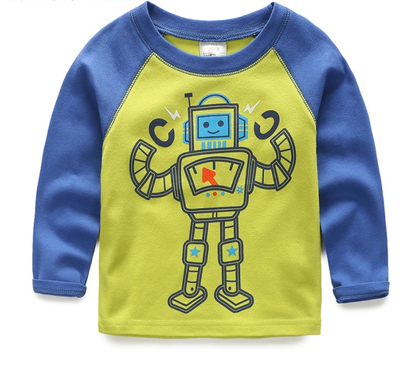 Детски блузи - различни модели и цветове с анимационни изображения