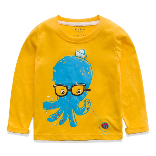 Пролетна блуза за деца с изображения - момчета и момичета - 