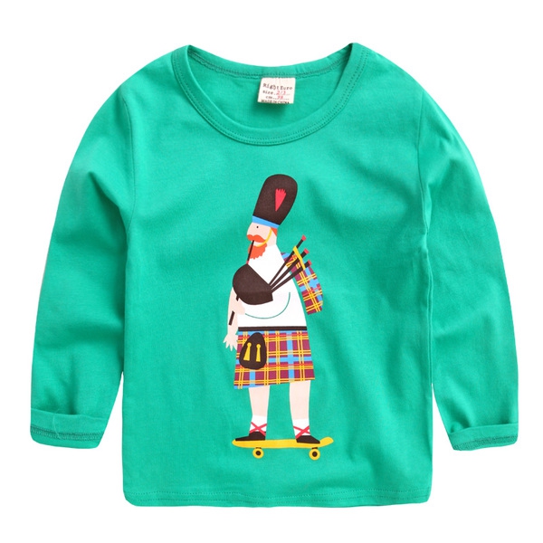 Пролетна блуза за деца с изображения - момчета и момичета - 