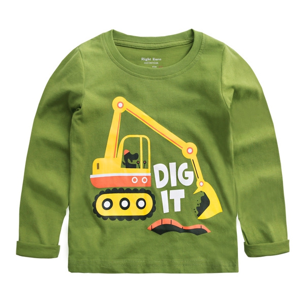 Пролетна блуза за деца с изображения - момчета и момичета - 