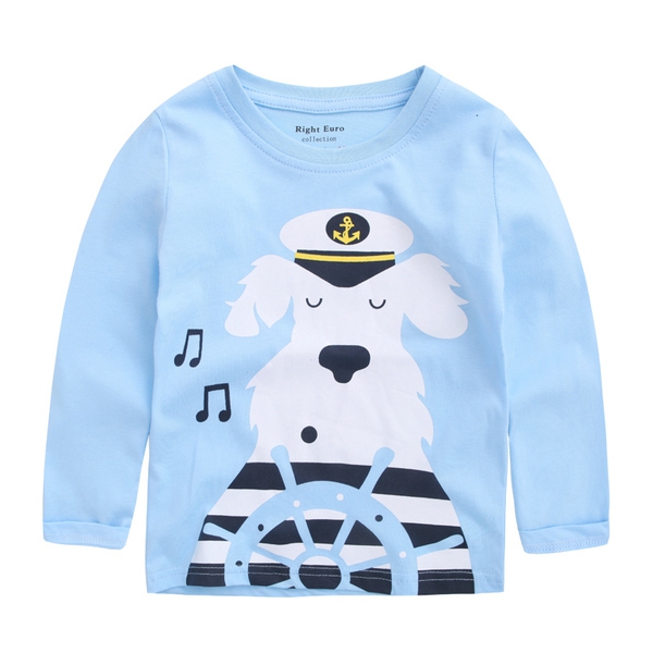 Пролетна блуза за деца с изображения - момчета и момичета - 