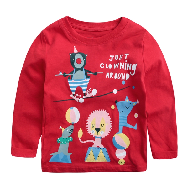 Пролетна блуза за деца с изображения - момчета и момичета - 