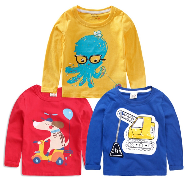 Пролетна блуза за деца с изображения - момчета и момичета - 