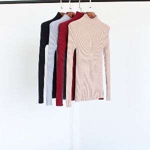 Γυναικείο  βαμβακερό πουκάμισο, 4 χρώματα: άσπρο, κόκκινο, γκρι, μαύρο