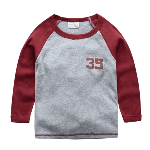 Детска пролетна тениска с дълъг ръкав - 5 модела