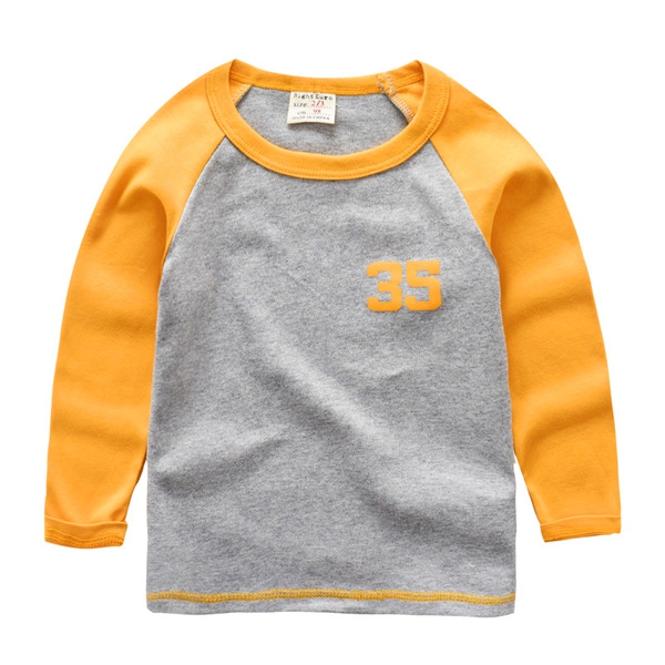 Детска пролетна тениска с дълъг ръкав - 5 модела