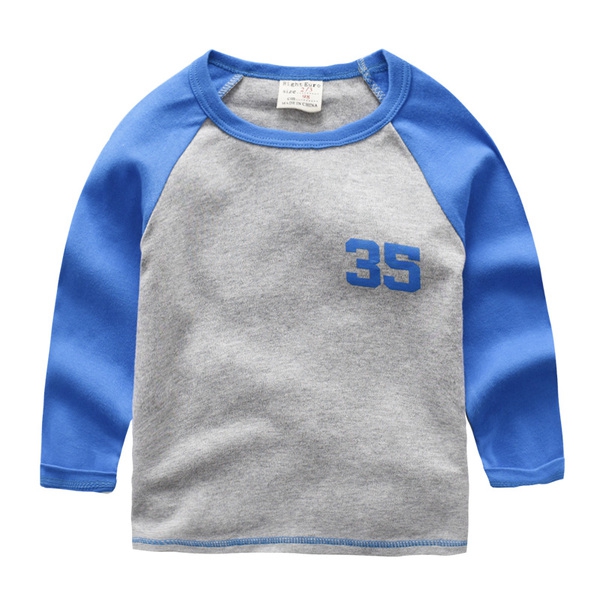 Детска пролетна тениска с дълъг ръкав - 5 модела