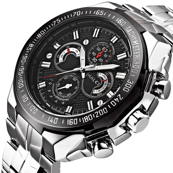 Αθλητικό ανδρικό ρολόι από ανοξείδωτο ατσάλι 2 χρώματα