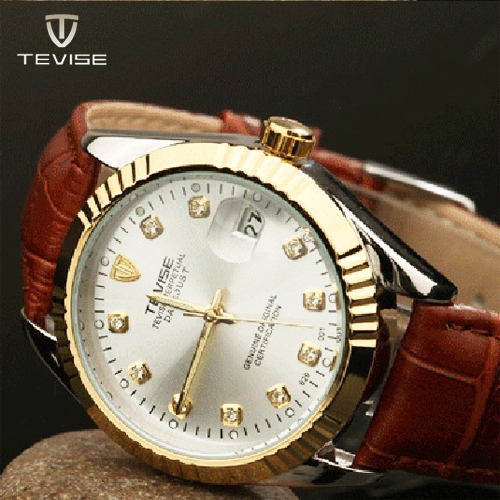 TEVISE автоматични и механични часовници с метална и кожена каишка