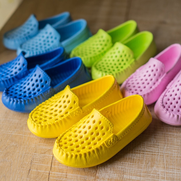 Παιδικά παπούτσια - άνοιξη και κομψό - κίτρινο, πράσινο, μωβ, μπλε