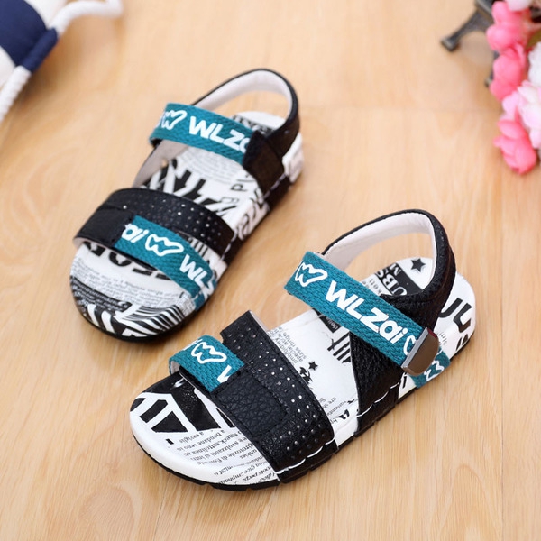 Детски сандали за момчета- пролетни и летни - кафяви, сини и черни