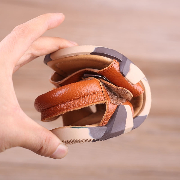 Детски сандали за момчета- пролетни и летни - кафяви, сини и черни