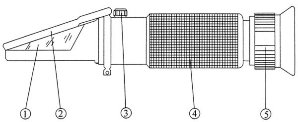 Рефрактометър 0 - 80
