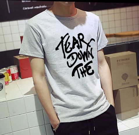 Мъжки летни памучни тениски 