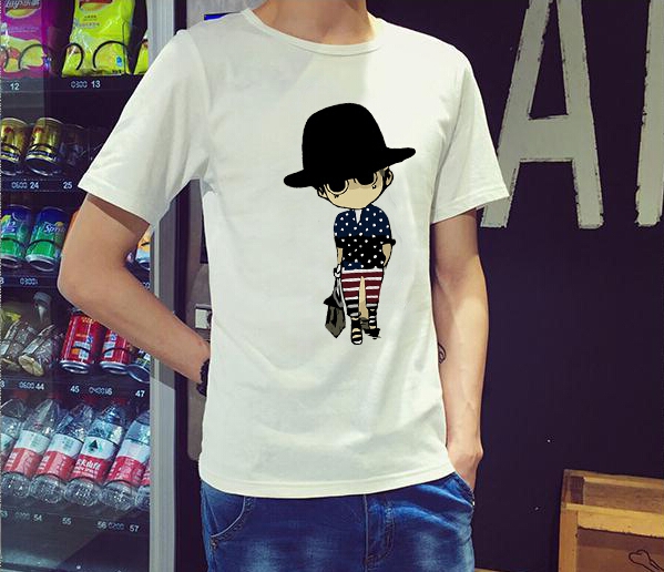 Мъжки летни памучни тениски 