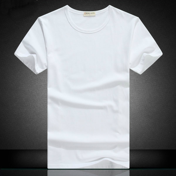 Мъжки памучни тениски с о-образна яка - 5 модела 