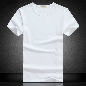 Мъжки памучни тениски с о-образна яка - 5 модела 