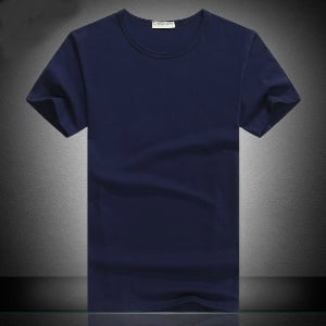 Αντρικά  βαμβακερά T-shirt με o-σχήμα κολάρο - 5 μοντέλα