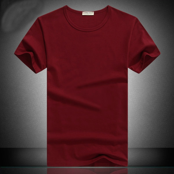 Мъжки памучни тениски с о-образна яка - 5 модела 