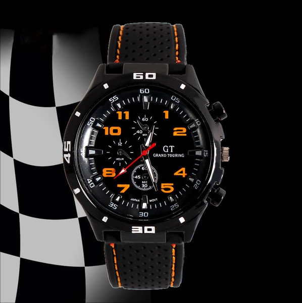 Мъжки спортен кварцов часовник 6 цвята 